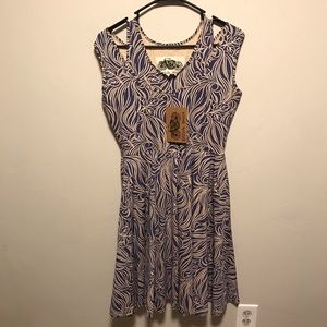 NWT Effie’s Heart The Oui Dress Windswept Print